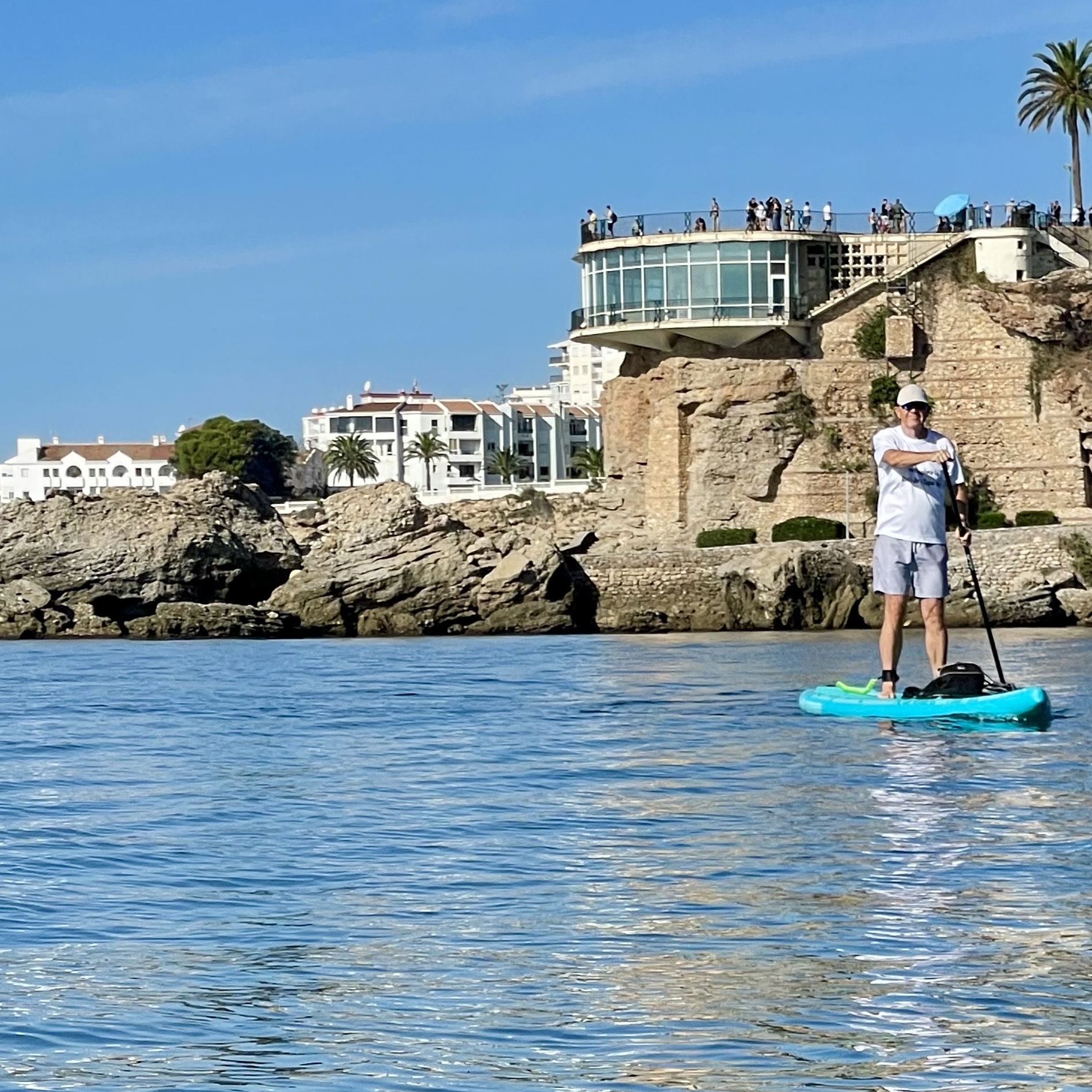 Beautiful view of Nerja coast